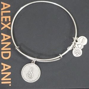 Alex And Ani Letter S Initial Charm Bracelet